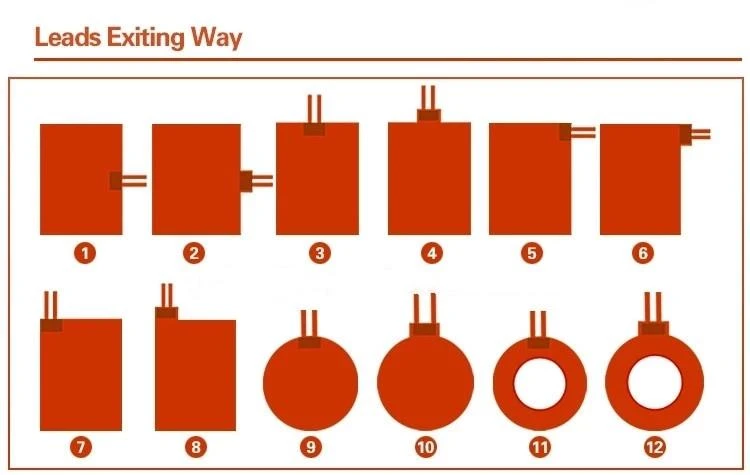 lead way of silicone rubber heater lead way of silicone rubber heater