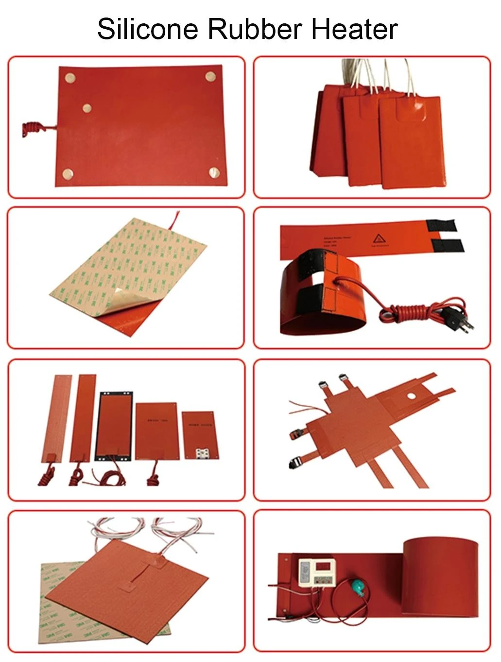 silicone rubber heater types silicone rubber heater types