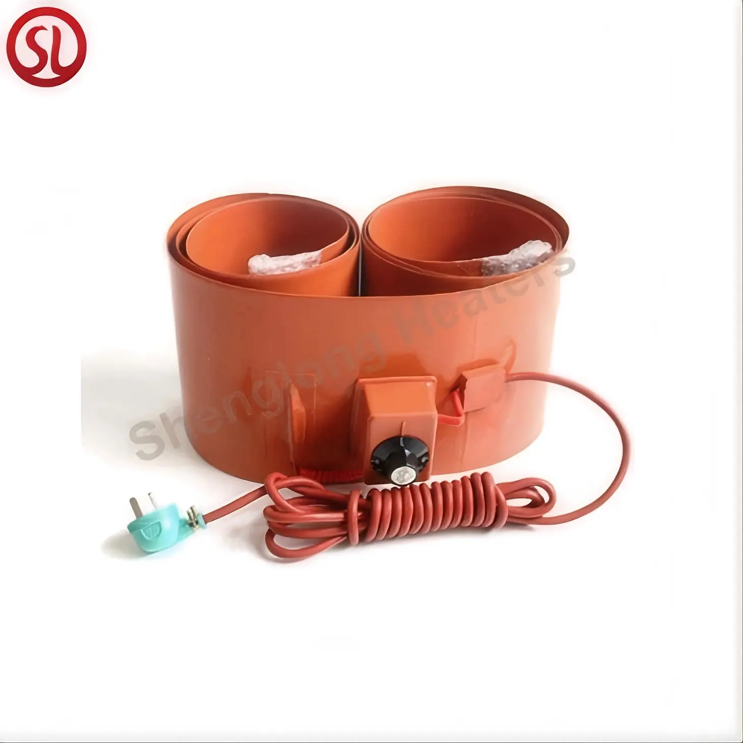 Use of silicone rubber heaters