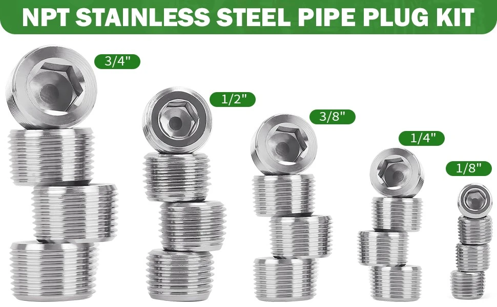 stainless steel plugs