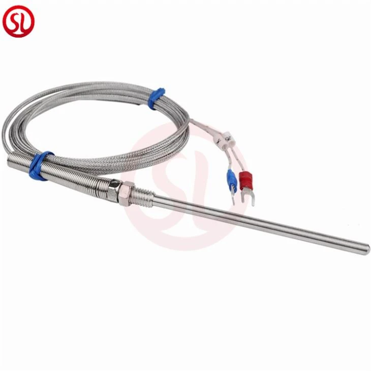 K Type Thermocouple Tube with 2m Wire Cable
