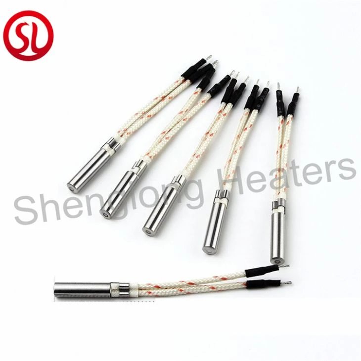 Swaged-in 3D Printer Cartridge Heater