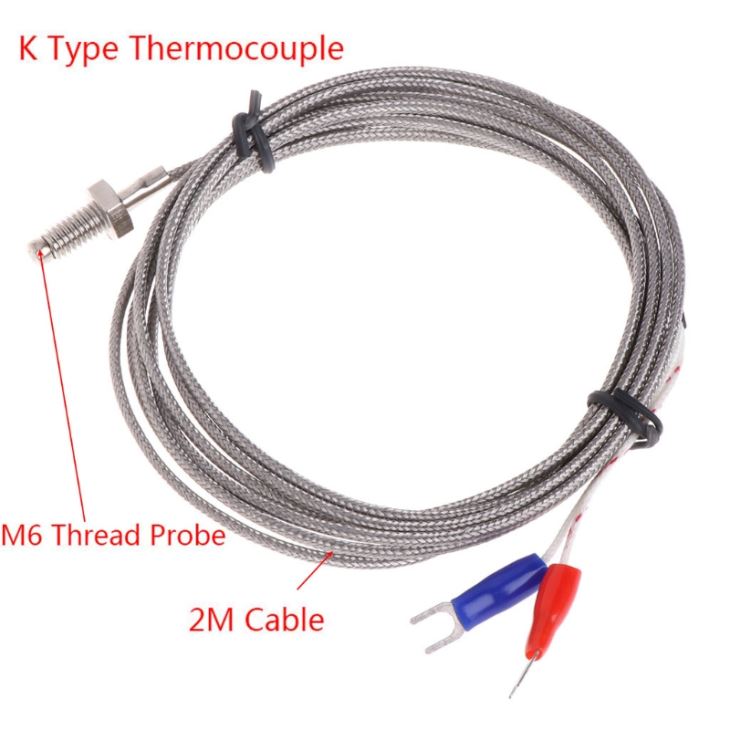 K J Type Screw Thermocouple Temperature Sensor