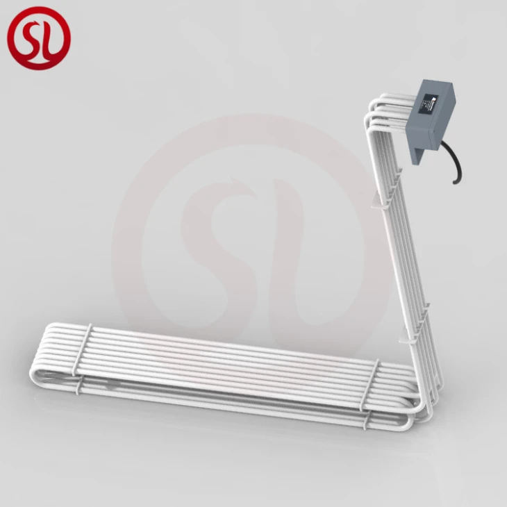 L Shaped Stainless Steel Teflon PTFE Immersion Heater