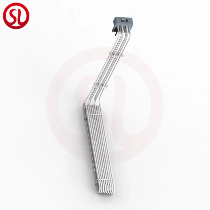 L Shaped Stainless Steel Teflon PTFE Immersion Heater