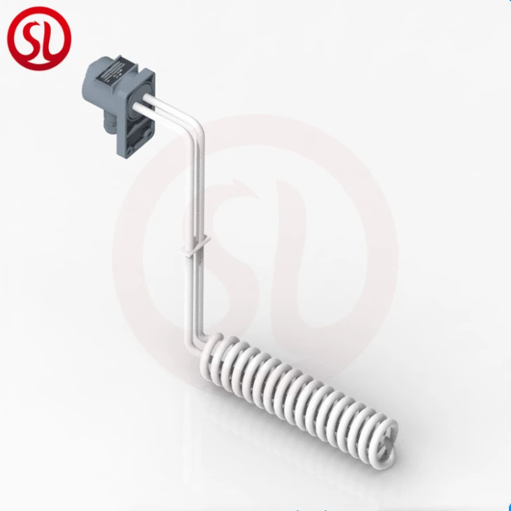 Sprial Z-shaped PTFE Teflon Coated Immersion Heater