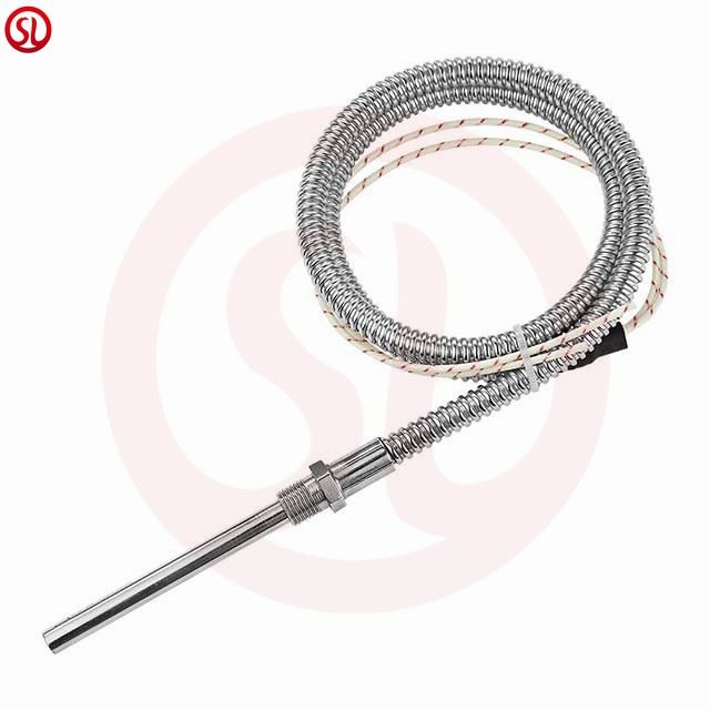 Diameter 3mm Cartridge Heater Electric Heater With Stainless Steel Hose